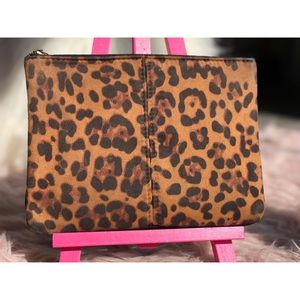 Cheetah Print Clutch/Make-up Bag